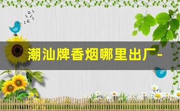 潮汕牌香烟哪里出厂-潮汕哪种烟卖得最好