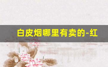 白皮烟哪里有卖的-红色白沙烟哪里买
