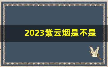 2023紫云烟是不是涨价了-紫云烟涨价的最新消息
