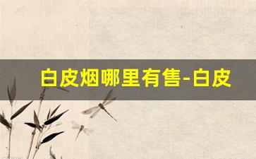 白皮烟哪里有售-白皮烟非卖品哪里有卖的