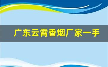 广东云霄香烟厂家一手货源-云霄烟全国批发