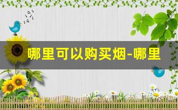 哪里可以购买烟-哪里买烟比较实惠