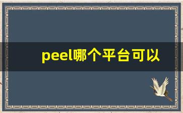 peel哪个平台可以买-peel在哪买靠谱