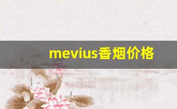 mevius香烟价格表图-mevius1白盒多少钱一盒