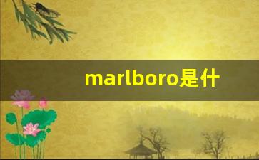 marlboro是什么烟-为什么男生不建议抽万宝路