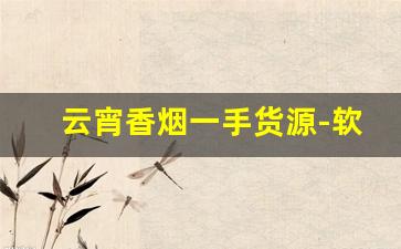 云宵香烟一手货源-软玉香烟折扣