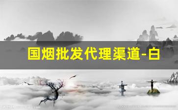国烟批发代理渠道-白沙烟批发与零售