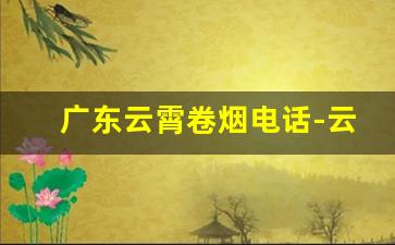 广东云霄卷烟电话-云霄县现在有卷烟厂吗
