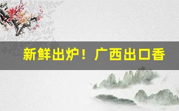 新鲜出炉！广西出口香烟一手货源2022已更新“抱负不凡”