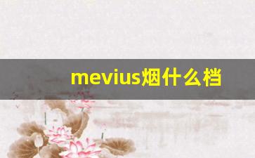 mevius烟什么档次-mevius多少钱一盒烟