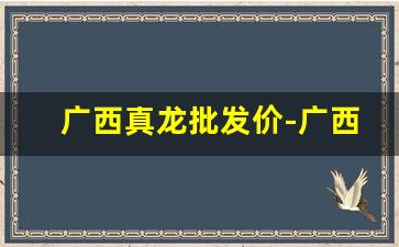 广西真龙批发价-广西真龙降价了吗