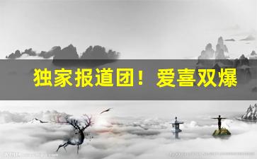 独家报道团！爱喜双爆珠哪里有卖的“寸莛撞钟”