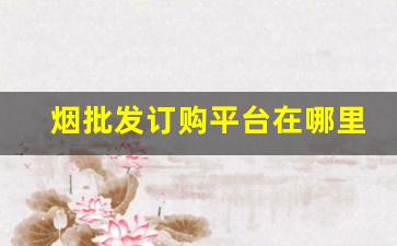 烟批发订购平台在哪里下载-烟直销平台在哪里下单