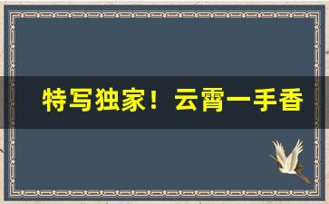 特写独家！云霄一手香烟批发货到付款“八街九陌”