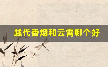 越代香烟和云霄哪个好抽-云霄香烟有哪些牌子和价格