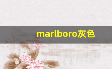 marlboro灰色的多少钱一盒-美国marlboro红白盒价格