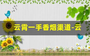 云霄一手香烟渠道-云霄烟批发哪里最便宜