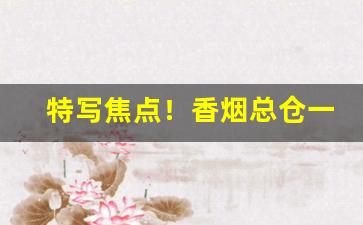 特写焦点！香烟总仓一手货源代理“德容言功”