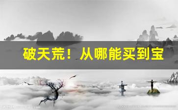 破天荒！从哪能买到宝亨“北鄙之声”